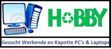 Gezocht: Gratis Computers/Laptops En Onderdelen Voor Hobby beschikbaar voor biedingen