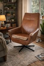 Draaistoel – Dutch Bone – Retro, Huis en Inrichting, Fauteuils, Ophalen, Gebruikt, Vintage, 75 tot 100 cm