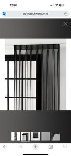 Ongebruikte Kwantum gordijnen zwart – 2x (100x250 cm), Huis en Inrichting, Stoffering | Gordijnen en Lamellen, 200 cm of meer