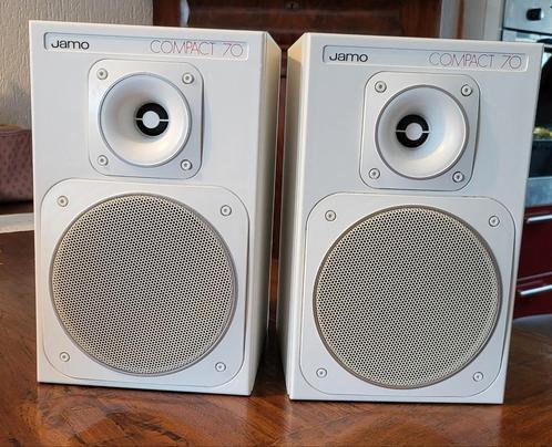 2x Jamo Compact 70 (vintage klassieker), Audio, Tv en Foto, Luidsprekers, Zo goed als nieuw, Front, Rear of Stereo speakers, 60 tot 120 watt