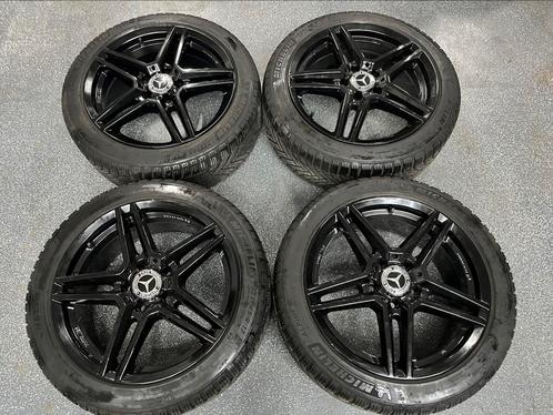 17 inch Mercedes Velgen met Michelin Winterbanden A B C CLA, Auto-onderdelen, Banden en Velgen, Banden en Velgen, Winterbanden