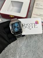 Cartier Santos Horloge Blauw, Ophalen, Zo goed als nieuw, Blauw, Jongen of Meisje