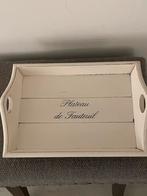 Riviera maison plateau de fauteuil, Ophalen of Verzenden, Zo goed als nieuw, Rond, Hout