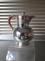 ANTIEKE VERZILVERDE MOKKAKAN met RIET vaste prijs 5 EURO, Ophalen of Verzenden