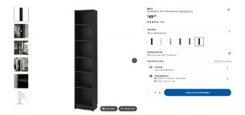 Ikea Boekenkast Billy 40x28x202 cm - afbeelding 1