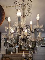 Antieke 10-armige Franse girandole lamp foto 1 t/m 3, Antiek en Kunst, Ophalen