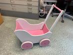Pallas houten poppenwagen, Ophalen, Gebruikt, Babypop