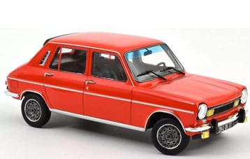 Simca 1100 TI 1974 Sumatra Rood schaal 1:18 NOREV ref 185755 beschikbaar voor biedingen