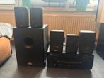 Denon AVR1611 + Magnat metric/symbol surround set, Overige merken, Ophalen of Verzenden, Zo goed als nieuw, 5.1-systeem