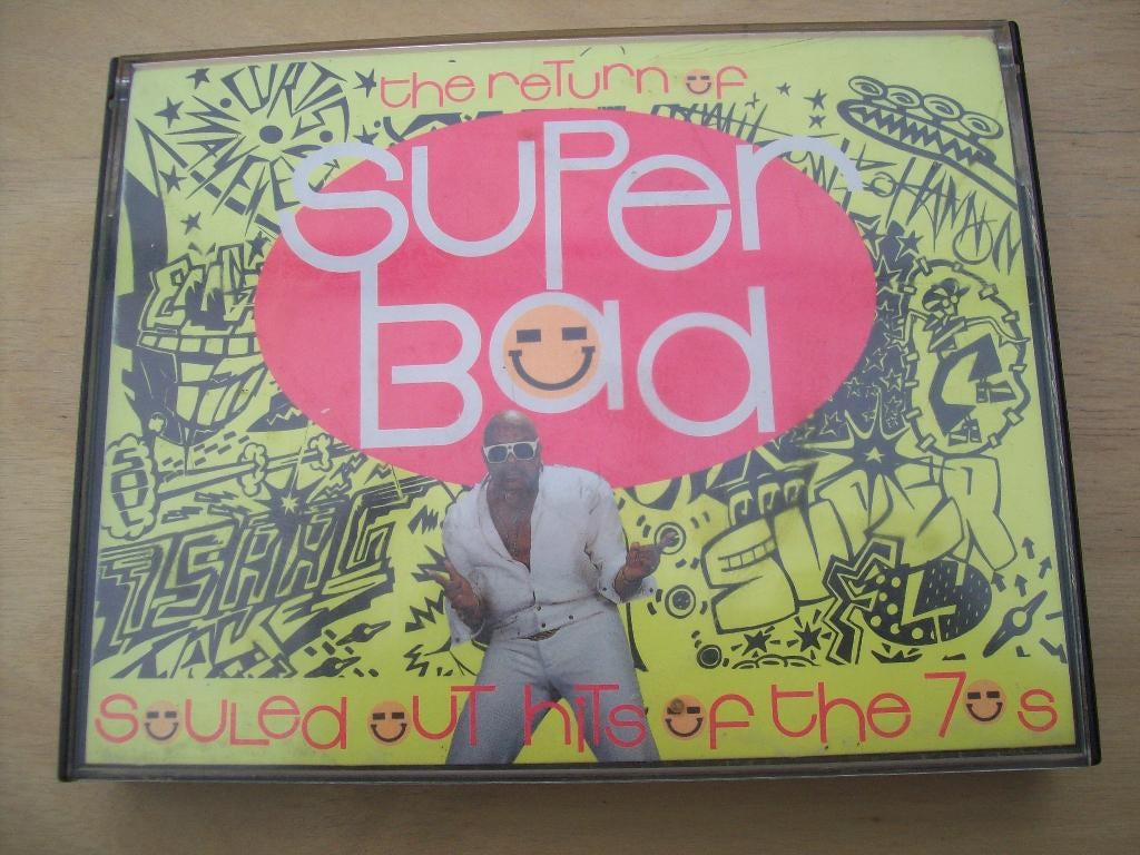 2x cassettebandje : the return of superbad - souled out hits, Gebruikt, 2 t/m 25 bandjes, Ophalen of Verzenden, Pop