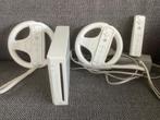 Nintendo Wii met 3 controllers en sturen, Ophalen, Gebruikt, Met 2 controllers, Met stuurtje