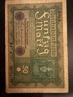 Oud papieren geld.  Fünfzig Mark Fünf Mark Tausend kronen, Ophalen of Verzenden, Buitenland