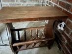 Vintage Krantenbak / Bijzettafel, Ophalen, Minder dan 45 cm, Minder dan 55 cm, Gebruikt