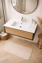 Badmeubel 80 - 100  - 120 massief eiken nu 499,- WEG=WEG new, Huis en Inrichting, Badkamer | Badkamermeubels, Ophalen, 100 tot 150 cm