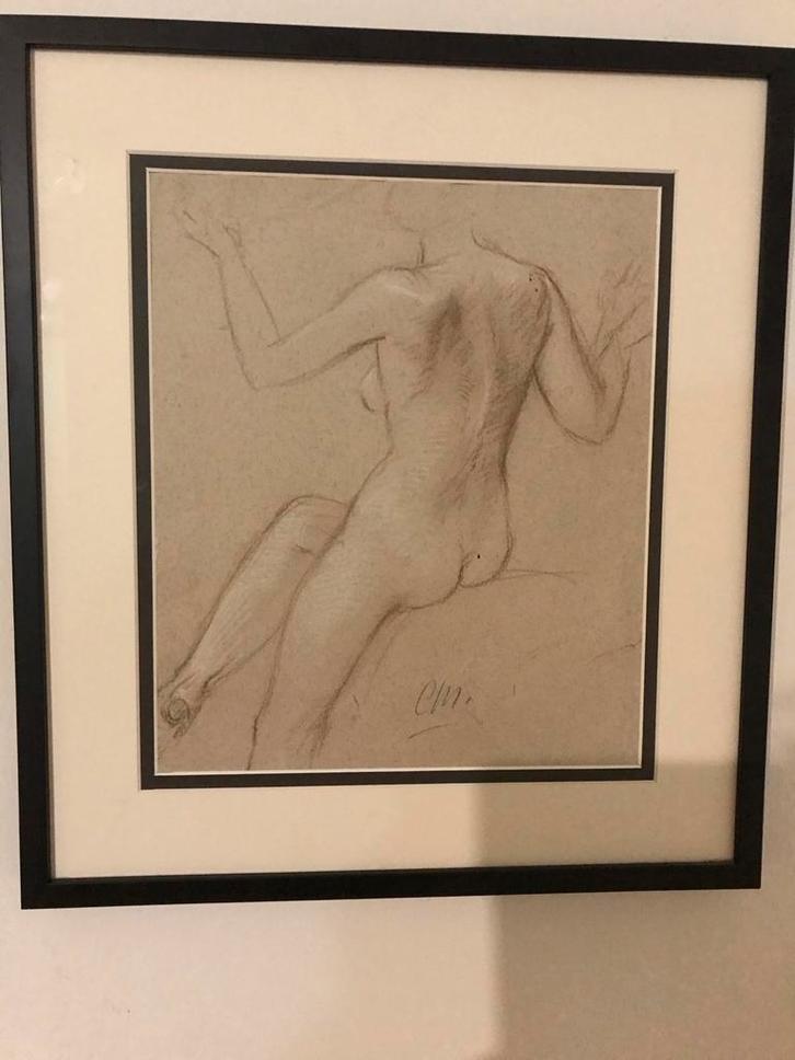 Cornelis le mair, Antiek en Kunst, Kunst | Tekeningen en Foto's, Ophalen of Verzenden