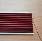 Plissé gordijn, verduisterend, steenrood, t.w.v. 600 euro., 100 tot 150 cm, 100 tot 150 cm, Ophalen of Verzenden, Zo goed als nieuw