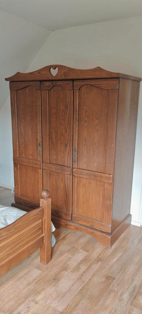 houten antiek kleding kast, Antiek en Kunst, Antiek | Meubels | Kasten, Ophalen