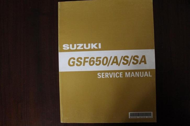 Suzuki GSF650 A S SA 2009 motorcycle service manual GSF 650, Motoren, Handleidingen en Instructieboekjes, Suzuki, Ophalen of Verzenden