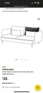 ikea SÖDERHAMN cushions & covers -new!!, Ophalen, Eenpersoons, Wit, Nieuw