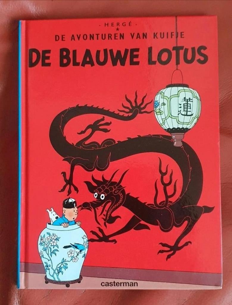 Kuifje en de Blauwe Lotus, Boeken, Stripboeken, Eén stripboek, Ophalen of Verzenden, Zo goed als nieuw, Hergé