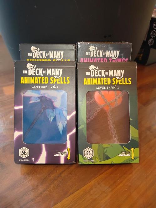 Dungeon and Dragons - Deck of Many Animated Spells (nieuw), Hobby en Vrije tijd, Gezelschapsspellen | Bordspellen, Nieuw, Ophalen of Verzenden