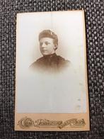 CDV, Vrouw, Jac & S. Schotel, Rotterdam, Carte de Visite, Ophalen of Verzenden, Voor 1940, Gebruikt, Foto