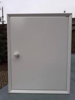 Vintage metalen medicijnkastje in 4 vakjes, Huis en Inrichting, Badkamer | Badkamermeubels, Minder dan 50 cm, Gebruikt, Overige typen