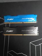 HyperX Fury DDR3 8GB (2x4GB) RAM Geheugen, Computers en Software, RAM geheugen, Gebruikt, DDR3, Ophalen of Verzenden, Desktop