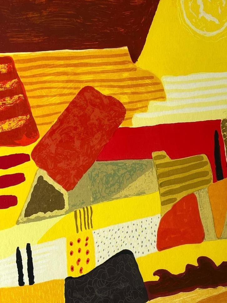 Ronald Boonacker, ingelijste zeefdruk Toscane I, Antiek en Kunst, Kunst | Litho's en Zeefdrukken, Ophalen