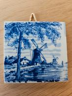 Antiek tegeltje delfts blauw 5x5cm., Antiek en Kunst, Antiek | Wandborden en Tegels, Ophalen of Verzenden