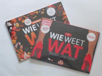 Twee spellen: Wie Weet Wat: Standaard en 18+, nieuw verpakt beschikbaar voor biedingen