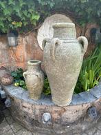 Authentieke terracotta kruiken set van 2 voor tuin terras, Ophalen