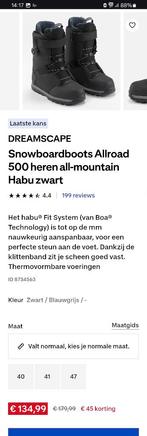 Snowboard schoenen maat 44, Sport en Fitness, Ophalen, Zo goed als nieuw, Schoenen