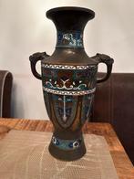 Antieke Japanse Bronze Vaas, Ophalen of Verzenden