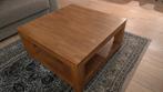 salontafel 80cm x80cm x40cm eiken, Ophalen, Gebruikt, 50 tot 100 cm, 50 tot 100 cm