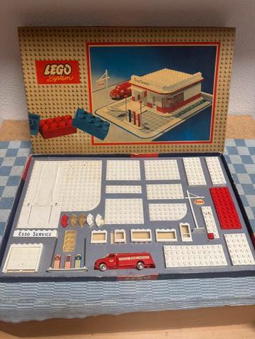 Oude lego esso service set 310 compleet vintage 50 1:87 beschikbaar voor biedingen