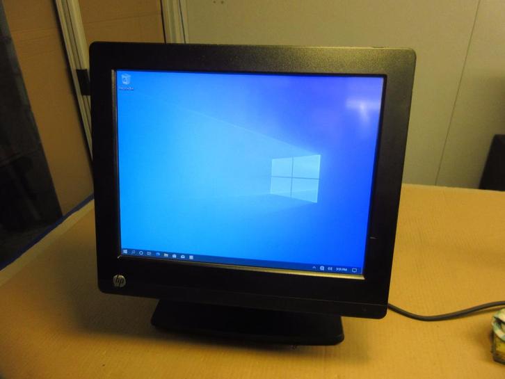 HP RP7 Retail System 7800 Win10  AIO PoS 15" Touch Systeem, Computers en Software, Desktop Pc's, Gebruikt, 2 tot 3 Ghz, HDD, 4 GB