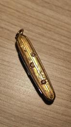 Art Nouveau verguld zakmes voor chatelaine, Verzenden, Goud