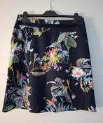 Donkerblauwe rok met bloempatroon Betty Barclay maat 40, Maat 38/40 (M), Blauw, Betty Barclay, Ophalen of Verzenden