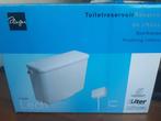 Plieger Lech toiletreservoir hooghangend  wit 6/9 liter, Doe-het-zelf en Verbouw, Ophalen of Verzenden, Nieuw, Toilet