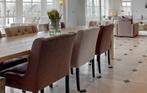 Giessenburg: Zonna van Zoni 4x eetkamer stoelen met capiton, Huis en Inrichting, Ophalen, Gebruikt, Vier