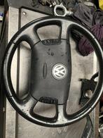 Volkswagen T5 Multivan lederen stuurwiel, Auto-onderdelen, Besturing, Ophalen of Verzenden, Gebruikt, Volkswagen