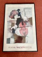 Rosina Wachtmeister met Cello ingelijst 63 x 94cm., Ophalen