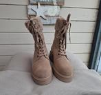 Landrover veterboots imitatiesuède/imitatiebont maat 40, Hoge laarzen, Beige, Nieuw, Ophalen of Verzenden