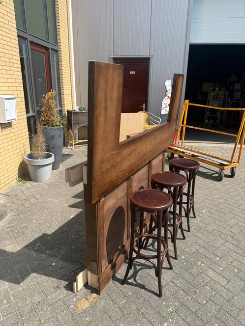 Opklapbare bar toog barretje cafe huisbar thuisbar, Huis en Inrichting, Barren, Zo goed als nieuw, Ophalen of Verzenden