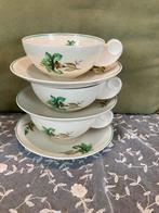 Vintage kop en schotel Petrus Regout (120325), Gebruikt, Ophalen of Verzenden, Overige stijlen, Kop(pen) en/of Schotel(s)