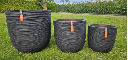 NIEUWE Capi bloembakken SET niet gratis wel kwaliteit, Tuin en Terras, Bloempotten, Nieuw, Kunststof, Binnen, Balkon, Tuin, 40 tot 70 cm
