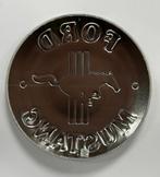 Ford Mustang logo rond relief reclamebord van metaal deco, Verzamelen, Ophalen of Verzenden, Nieuw, Auto's