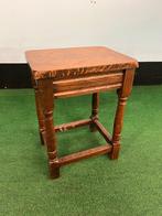 eiken bijzet/planten tafeltje, Ophalen, Minder dan 45 cm, Minder dan 55 cm, Gebruikt