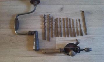 Antieke boren beschikbaar voor biedingen